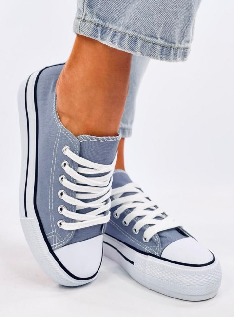 Trampki damskie klasyczne FARGIS L.BLUE Trampki damskie klasyczne FARGIS L.BLUE