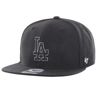 Czapka z daszkiem 47 Brand Los Angeles Dodgers No Shot 47 Captain B-NSHOT12WBP-BKD