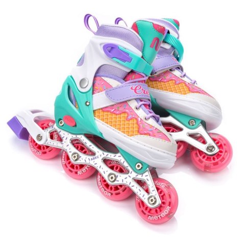 Rolki Meteor 4w1 Cream S 30-33 10141 Rolki Meteor 4w1 Cream S 30-33 10141