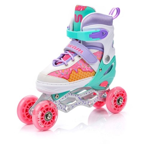 Rolki Meteor 4w1 Cream S 30-33 10141 Rolki Meteor 4w1 Cream S 30-33 10141