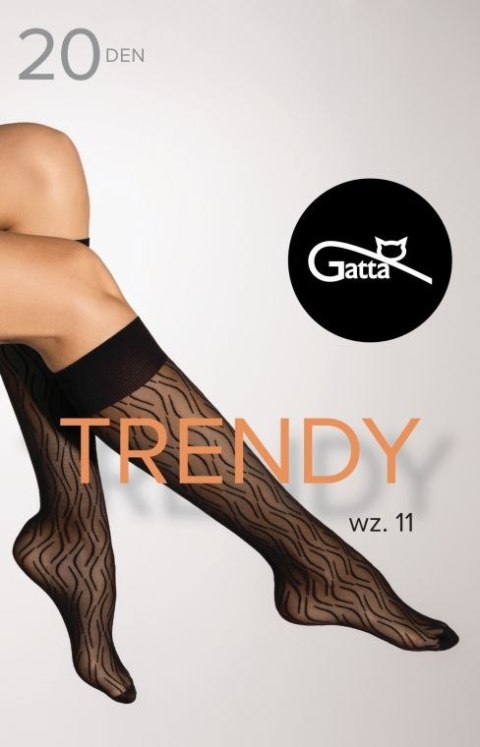 TRENDYLINE KNEE SOCKS - PODKOLANÓWKI DAMSKIE WZORZYSTE 000.97T - TRENDY 2024