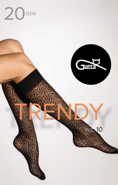 TRENDYLINE KNEE SOCKS - PODKOLANÓWKI DAMSKIE WZORZYSTE 000.97T - TRENDY 2024