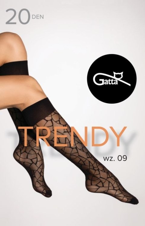 TRENDYLINE KNEE SOCKS - PODKOLANÓWKI DAMSKIE WZORZYSTE 000.97T - TRENDY 2024