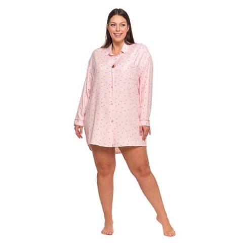 KOSZULA DAMSKA WISKOZA PLUS SIZE PDK5600-001 - AW2024/25