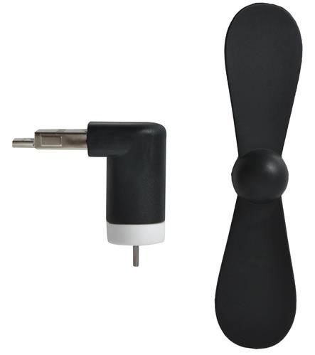 Wentylator micro USB czarny