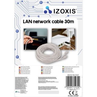 Kabel sieciowy LAN 30m Izoxis 22532