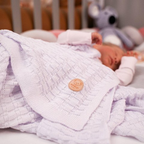 Kocyk bambusowy dla dziecka, niemowlaka, biały, delikatny Misio Kocyk bambusowy dla dziecka, niemowlaka, biały, delikatny Misio