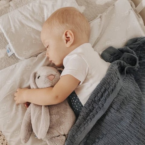 Kocyk bambusowy dla dziecka, niemowlaka, szary, delikatny Misio Kocyk bambusowy dla dziecka, niemowlaka, szary, delikatny Misio