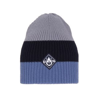 Beret dla chłopca jesienny, wiosenny, niebieski, Roco