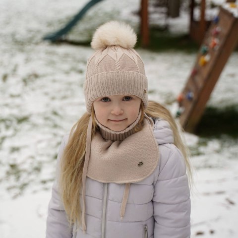 Komin zimowy dla dziewczynki, fioletowy Pixi