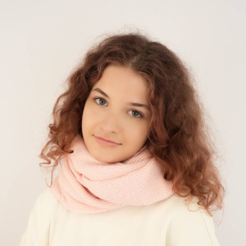 Komin zimowy dla dziewczynki, szary, Izera Komin zimowy dla dziewczynki, szary, Izera