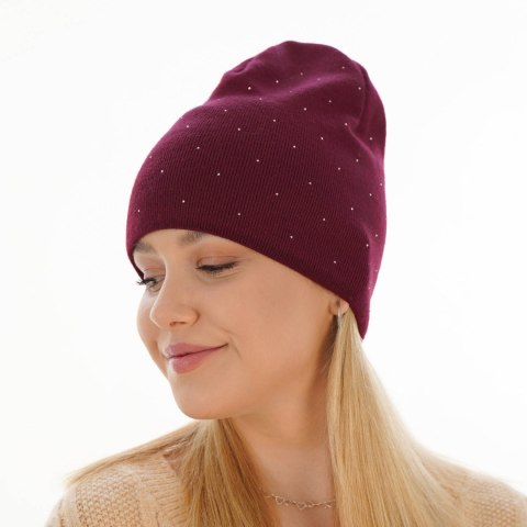 Beret damski jesienny, wiosenny, kremowy, Grecja