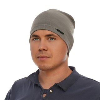 Czapka jesienna, wiosenna męska, khaki, bawełniana Willy