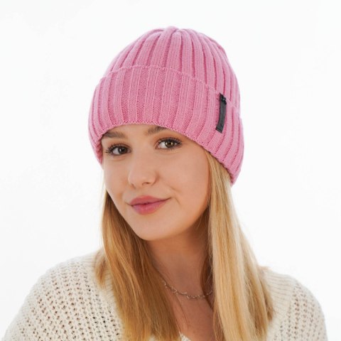 Czapka zimowa damska, czarna, elegancka Parisa