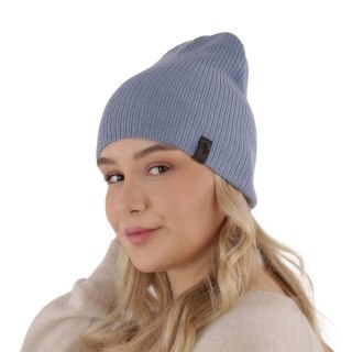 Czapka jesienna, wiosenna damska, beżowa Merci