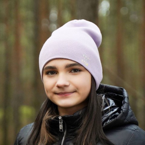 Czapka zimowa dla dziewczynki, różowa, Estrela Czapka zimowa dla dziewczynki, różowa, Estrela