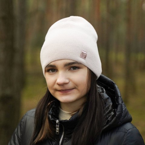 Czapka zimowa dla dziewczynki, różowa, Afrodit Czapka zimowa dla dziewczynki, różowa, Afrodit