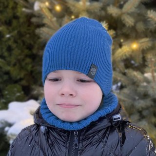 Czapka zimowa dla chłopca, czerwona, Imbir