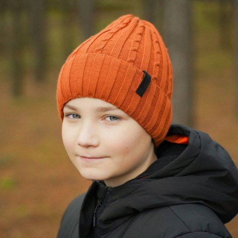 Czapka zimowa dla chłopca, granatowa Lucas