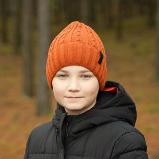 Czapka zimowa dla chłopca, niebieska Lucas