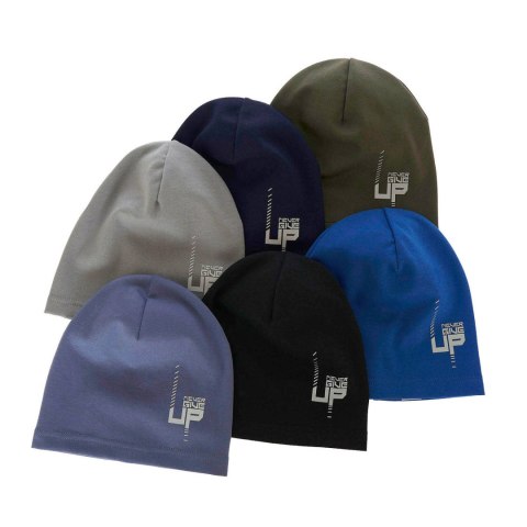 Beret jesienny, wiosenny dla chłopca, szary, bawełniany Kaltel Beret jesienny, wiosenny dla chłopca, szary, bawełniany Kaltel
