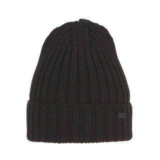 Czapka zimowa męska, bordowa, z wełną merino, Timon