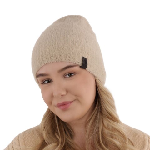Czapka zimowa damska, beżowa, Frances Czapka zimowa damska, beżowa, Frances