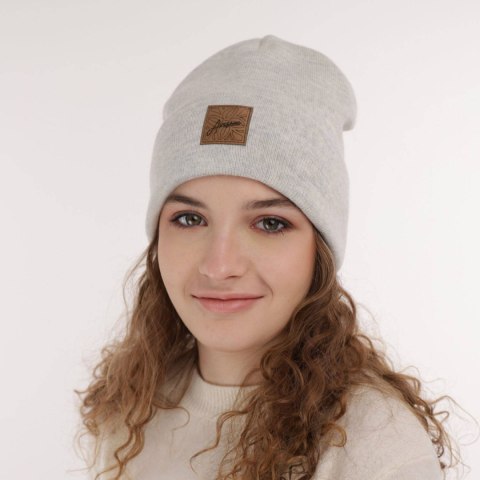 Czapka zimowa dla dziewczynki, camel, Bellona Czapka zimowa dla dziewczynki, camel, Bellona