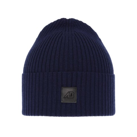 Czapka męska zimowa, granatowa, 100% wełniana merino Matias Czapka męska zimowa, granatowa, 100% wełniana merino Matias