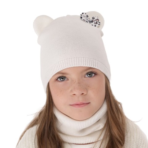 Komplet jesienny/ wiosenny dla dziewczynki: czapka i komin fioletowy Nicolette Komplet jesienny/ wiosenny dla dziewczynki: czapka i komin fioletowy Nicolette