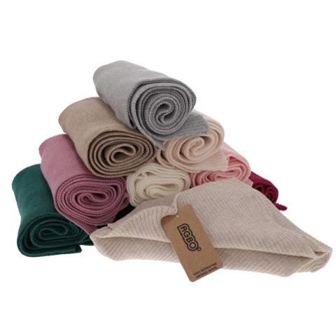 Szalik zimowy damski, szary, 100% wełniana merino Jessica Szalik zimowy damski, szary, 100% wełniana merino Jessica