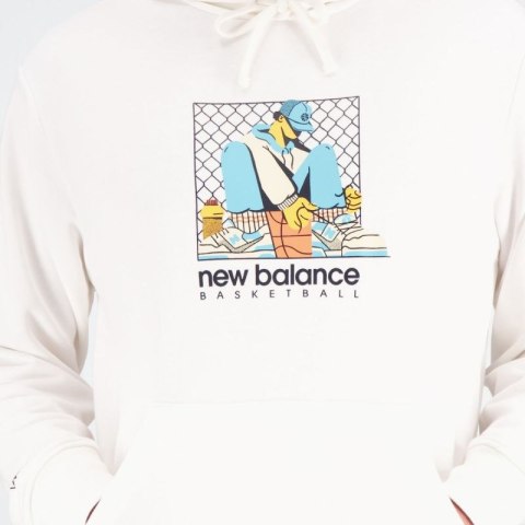 Bluza New Balance Hoops French Terry Hoodie M NBMT31588SST