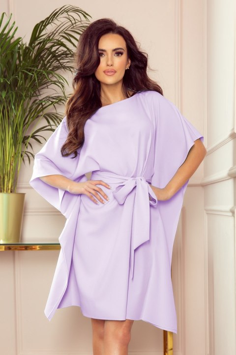 287-8 SOFIA Sukienka motyl - JASNY WRZOS - 2XL/3XL 287-8 SOFIA Sukienka motyl - JASNY WRZOS - 2XL/3XL