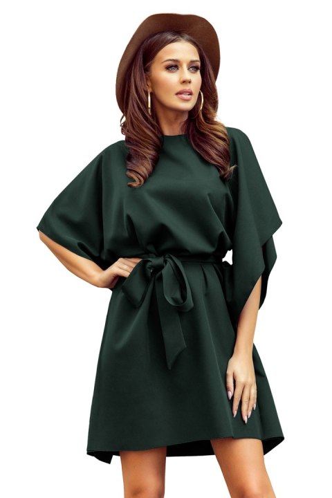287-14 SOFIA Sukienka motyl - CIEMNA ZIELEŃ - 2XL/3XL 287-14 SOFIA Sukienka motyl - CIEMNA ZIELEŃ - 2XL/3XL