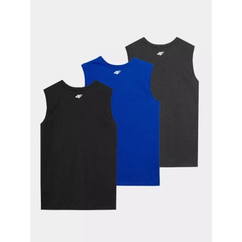 Koszulka 4F M 4FWSS23TSLEM053-90S 3-PAK Koszulka 4F M 4FWSS23TSLEM053-90S 3-PAK