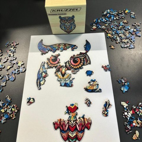 Układanka drewniana- puzzle Kruzzel 24551