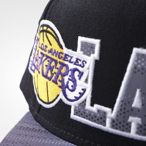 Czapka z daszkiem adidas Los Angeles Lakers Flat Cap AY6128 OSFL Czapka z daszkiem adidas Los Angeles Lakers Flat Cap AY6128 OSFL