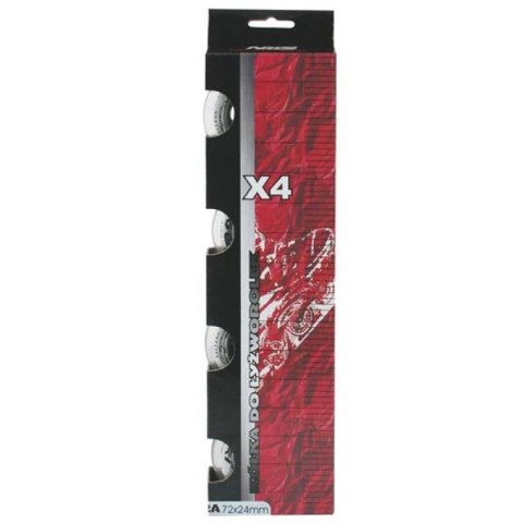 Kółka Nils Extreme PU 72x24 82A (4 szt.) N/A