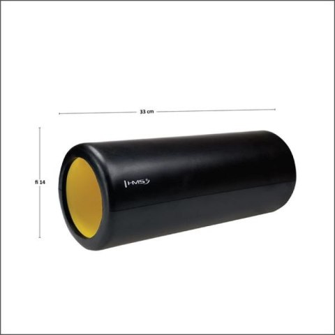 Wałek Fitness HMS BLACK\YELLOW FS111 N/A
