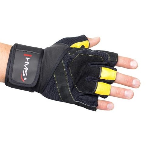 Rękawice na siłownię Black/Yellow HMS RST01 r.XXL N/A Rękawice na siłownię Black/Yellow HMS RST01 r.XXL N/A