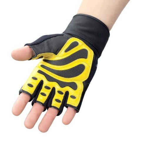 Rękawice na siłownię Black/Yellow HMS RST01 r.XXL N/A Rękawice na siłownię Black/Yellow HMS RST01 r.XXL N/A