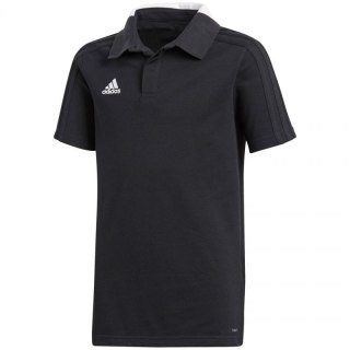 Koszulka adidas Condivo 18 Cotton Polo JR CF4373 czarna 164cm