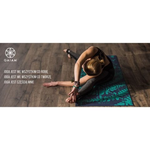 Mata do jogi Gaiam Premium Auabergine Swirl 6mm 62892 N/A