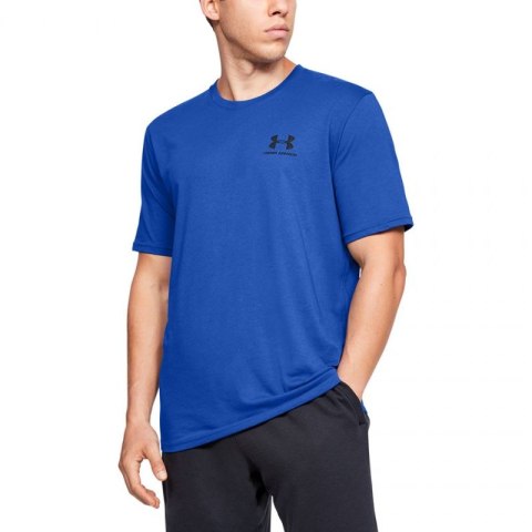Koszulka Under Armour Sportstyle Left Chest SS M 1326799-486 XL Koszulka Under Armour Sportstyle Left Chest SS M 1326799-486 XL