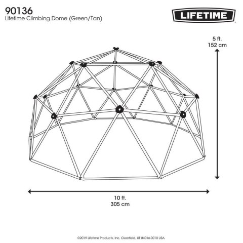 LIFETIME KOPUŁA DO WSPINACZKI GEODOME 90136 N/A