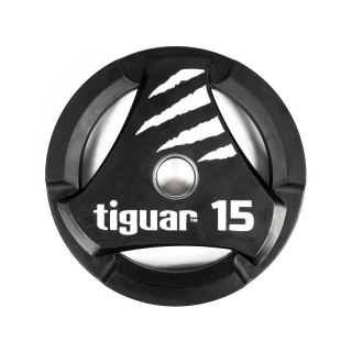 Talerz olimpijski tiguar PU 15 kg TI-WTPU01500 N/A