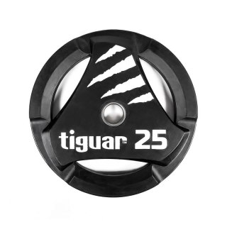 Talerz olimpijski tiguar PU 25 kg TI-WTPU02500 N/A