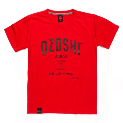 Koszulka Ozoshi Atsumi M Tsh czerwona O20TS007 M Koszulka Ozoshi Atsumi M Tsh czerwona O20TS007 M