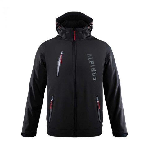 Kurtka softshell Alpinus Denali czarna M BR43381 2XL