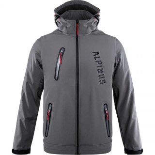 Kurtka softshell Alpinus Denali szara M BR43386 2XL